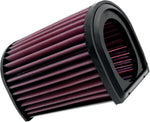 K&N High Flow Air Filter For Yamaha FJR 1300 2001-2005 - Black Red