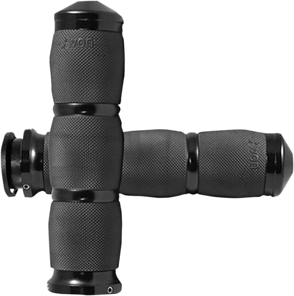 Avon Grips 3-Ring Air Cushioned Grips For Indian Chief 111 2018-2020 - Black
