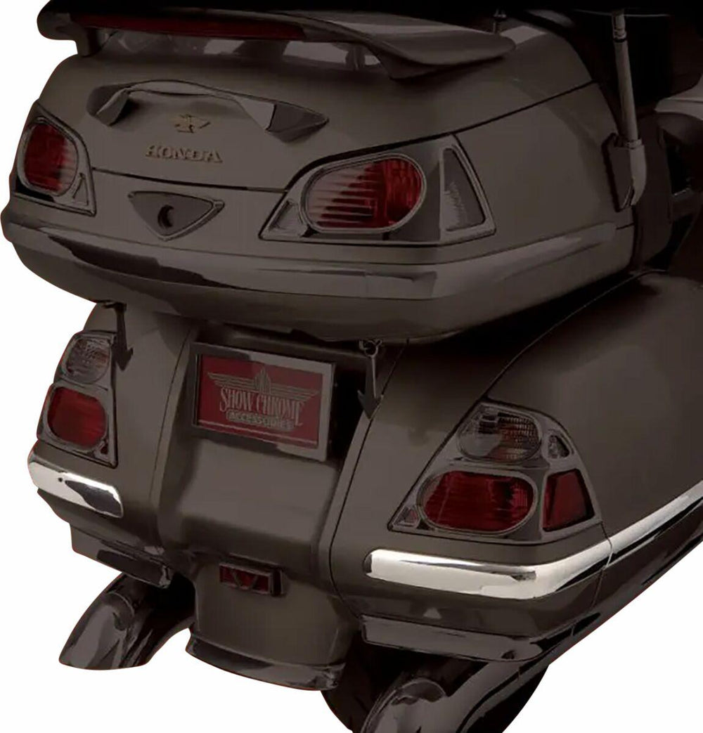 Show Chrome Saddlebag Moldings For Honda GL 1800 Goldwing  2001-2008 - Chrome