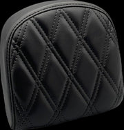 LE Pera Sissy Bar Pad For Harley Davidson FLDE 1750 ABS 2018-2020 Double Diamond/Dull 19 cm (7-1/2") - Black