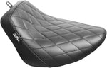 LE Pera Bare Bones Solo Seat For Harley Davidson FLSL 1750 ABS 2018-2021 Diamond Stitch - Black