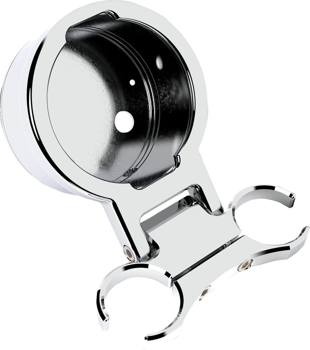 LA Choppers Gauge Mount Single 1-1/2" - Chrome