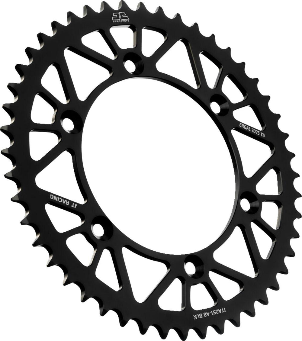 JT Aluminium Sprocket For Yamaha TTR230 2005-2026 Rear 48T - Black
