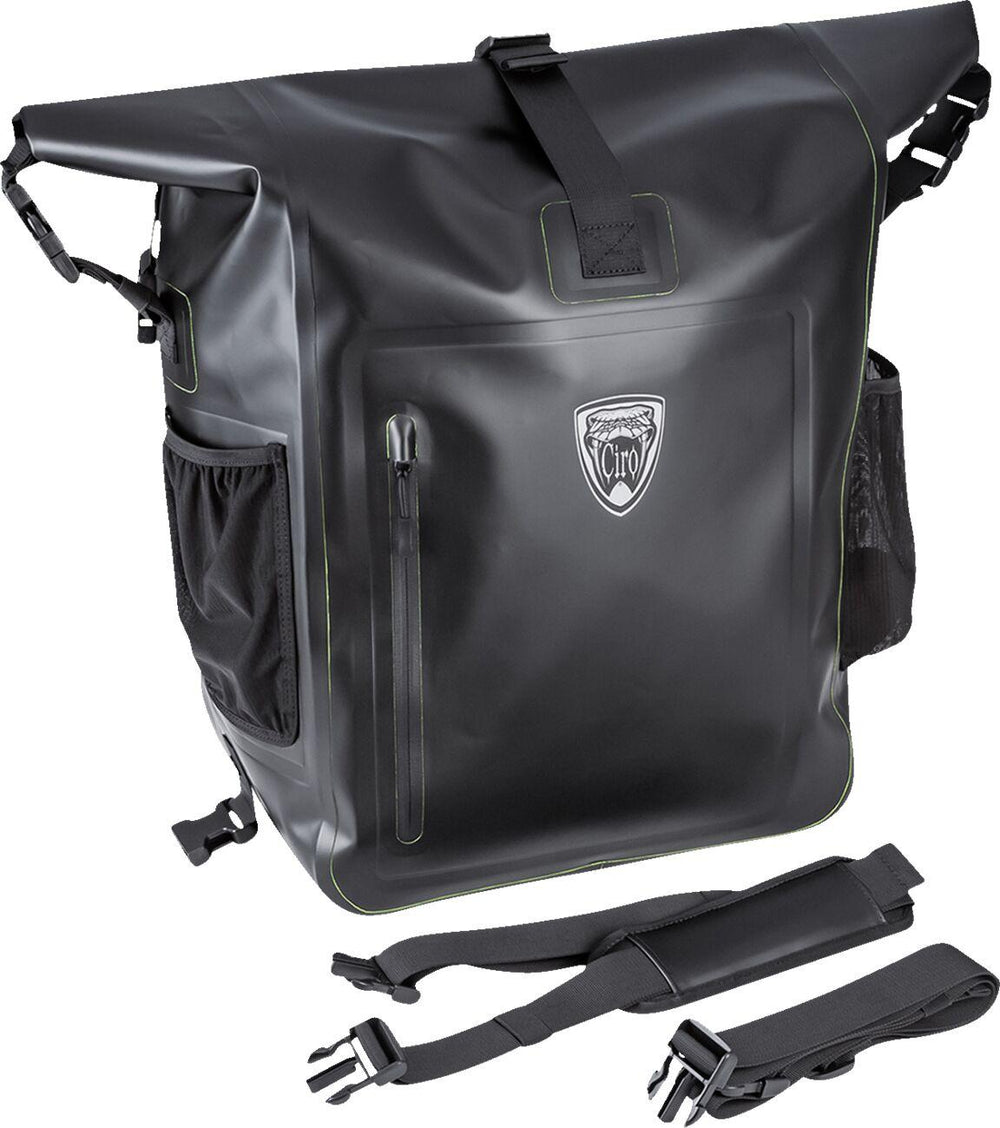 Ciro DRYFORCE Waterproof Roll Top Bag - Black