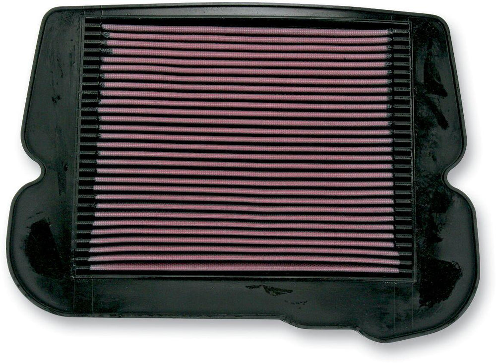 K&N High Flow Air Filter For Honda GL 1500 1988-1990 - Black Red
