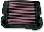 K&N High Flow Air Filter For Honda GL 1500 1988-1990 - Black Red