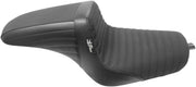 LE Pera Kickflip Seat For Harley Davidson XL1200C 2010-2020 Pleated w/Gripp Tape - Black