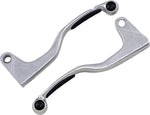 Moose Racing Competition Grip Lever Set For Honda XR100 R 1996-2003 - Black Silver