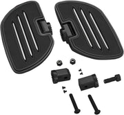 Show Chrome Commander Driver Floorboards For Honda GL 1800 Goldwing 2018-2023 - Black