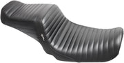LE Pera Tailwhip Seat For Harley Davidson FLD 1690 2012-2013 Pleated - Black