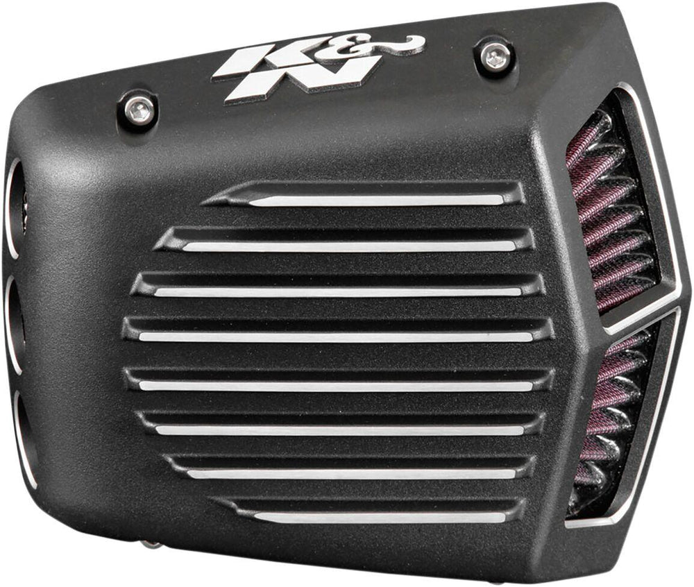 K&N Street Metal Air Intake Kit For Harley Davidson FLDE 1750 2018-2020 - Black
