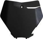 UFO Front Number Board For KTM  SX125 2019-2022 - Black