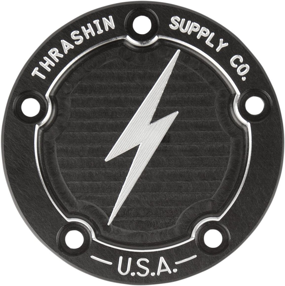 Thrashin Supply Co Points Cover For Harley Davidson FLD 1690 2012-2013 - Black