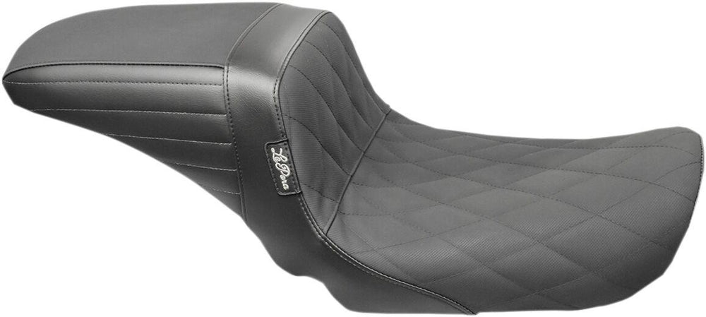 LE Pera Kickflip Seat For Harley Davidson FXD 1450 2004-2005 Diamond w/Gripp Tape - Black