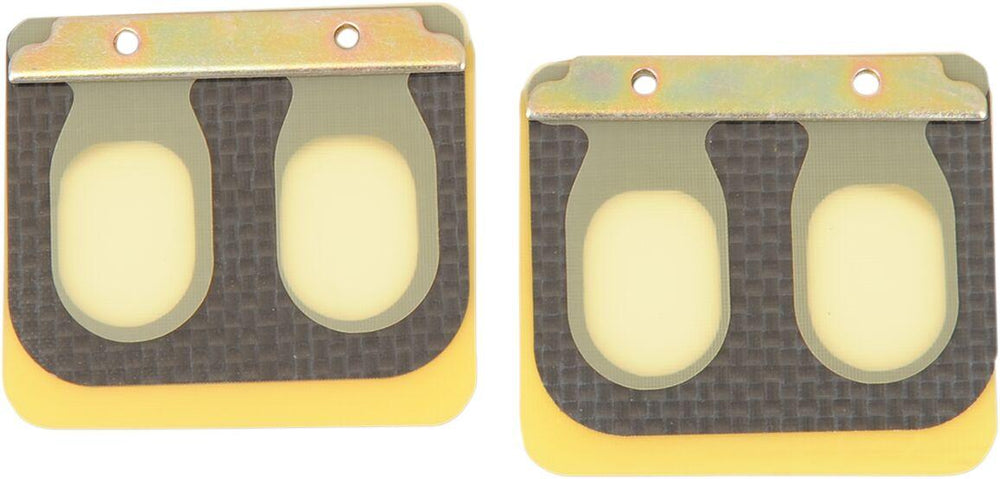 Boyesen Replacement Pro Series Reed Set for RAD Valve For Honda CR125 2003 - Carbon Fiber/Yellow