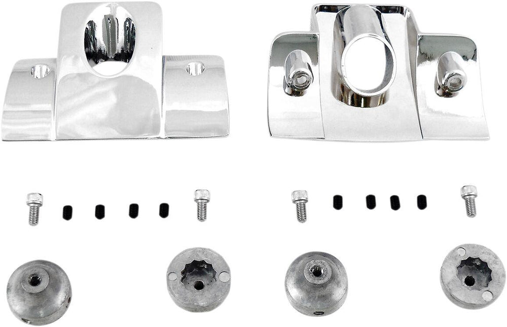 Drag Specialties Spark Plug Head Bolt Cover For Harley Davidson FLSTFI 1450 EFI 2005 - Chrome