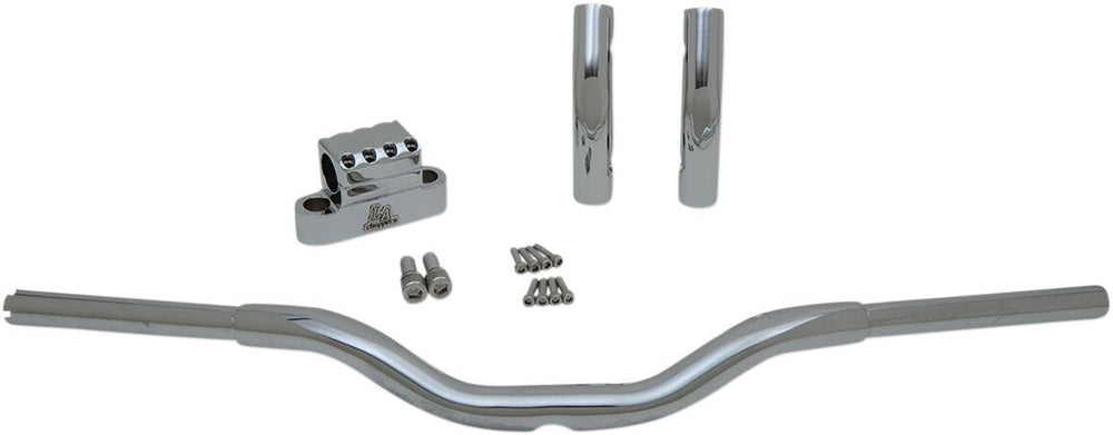 LA Choppers Kage Fighter-T Pullback Handlebar 23 cm (9") - Chrome