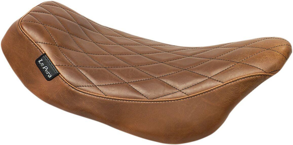 LE Pera Streaker Solo Seat For Harley Davidson FLH 1868 ABS 2021 Diamond - Brown