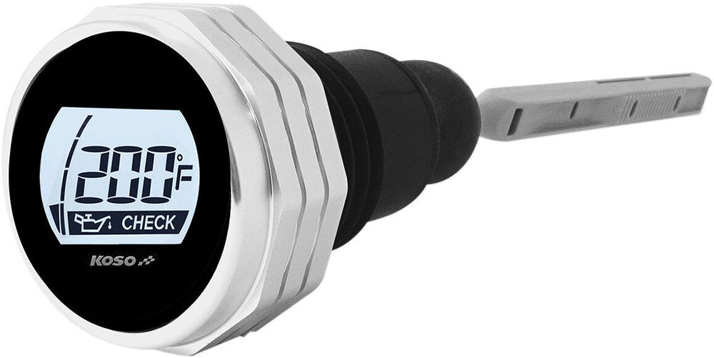 Koso Oil Dipstick For Harley Davidson FLHR 1584 2007-2011 Black/Silver