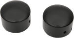 Drag Specialties Axle Caps For Harley Davidson FLHR 1584 2008 Front - Black