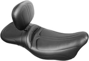 LE Pera Maverick Daddy Long Legs Seat With Backrest For Harley Davidson FLH 1868 ABS 2021 Stitched - Black