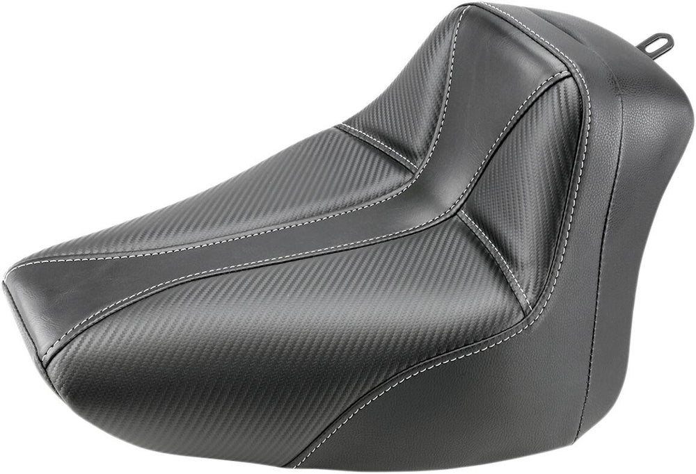Saddlemen Dominator Solo Smooth/Stitched Seat For Harley Davidson FLST 1450 Heritage Softail 2026 - Black