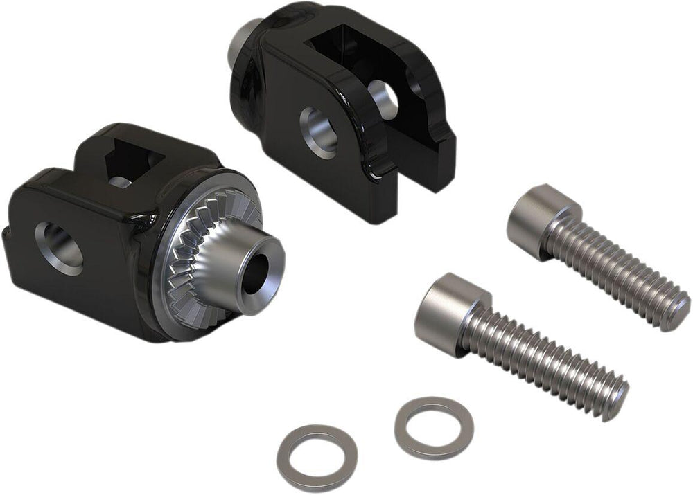 Ciro Foot Peg Mount For Harley Davidson FLDE 1750 ABS 2018-2020 - Black