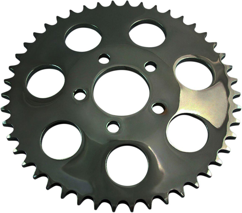 Drag Specialties 530 Chain Conversion Sprocket For Harley Davidson FLD 1690 2012-2013 Rear Dished Black 51T