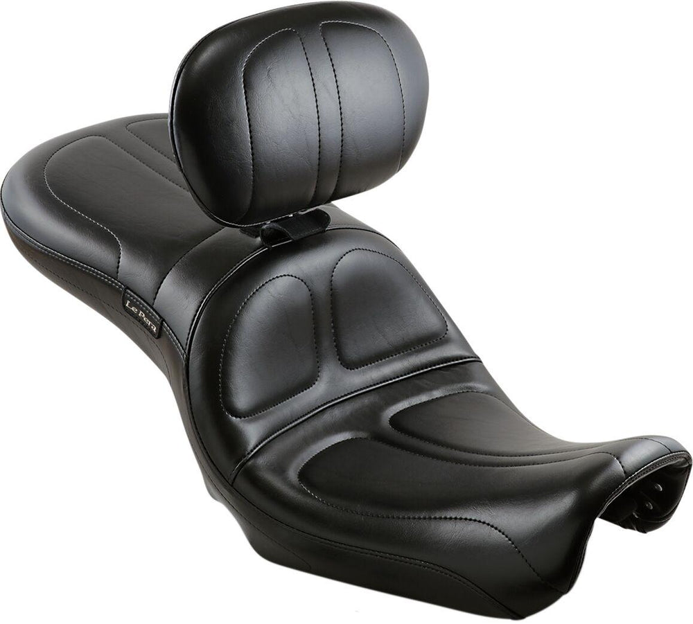 LE Pera Maverick Seat For Harley Davidson FLD 1690 2012-2013 Stitched - Black