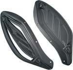 Kuryakyn Dragon Wing Variable Air Deflectors For Harley Davidson FLHT 1340 1998 - Dark Smoke