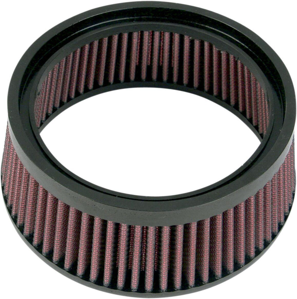 S&S Cycle Replacement Stealth Air Filter for Super Stock Air Cleaners For Harley Davidson FLD 1690 2012-2013 - Black/Red