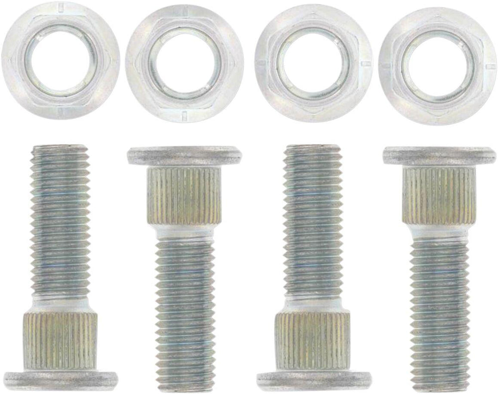 Moose Racing Wheel Stud Nut Kit For Yamaha YFM 700 R 2006-2018 (US Models) Fits Front Or Rear - Silver