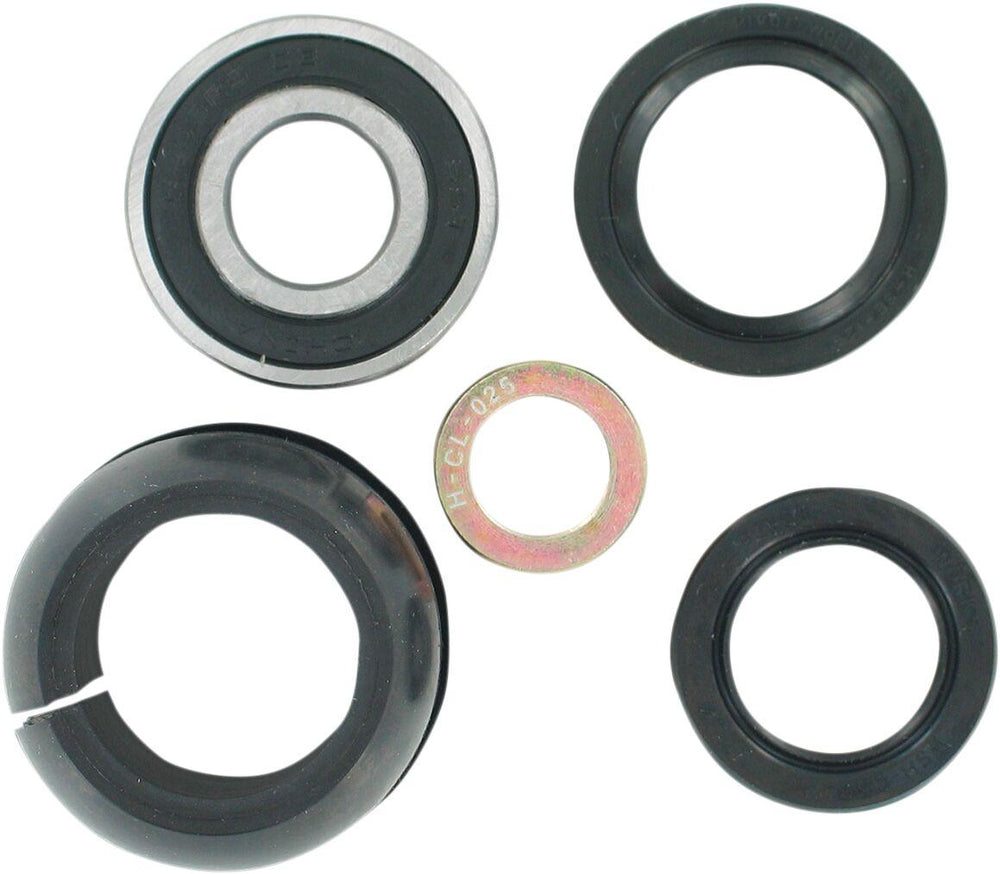 Pivot Works Steering Stem Bearing Kit For Honda TRX250 1997-2001 - Black Chrome
