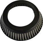 LA Choppers Replacement Air Filter for La Choppers/Affliction Air Cleaners For Harley Davidson FLHR 1750 2018-2019 - Black