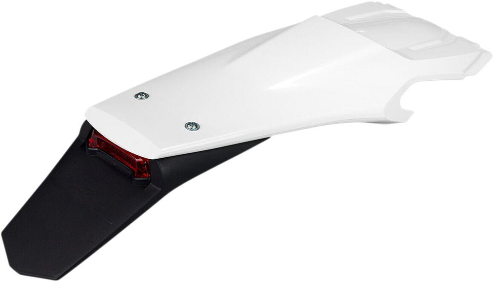 UFO Enduro Rear Fender For Husqvarna FE250 2020-2023 Rear - Black White