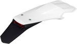 UFO Enduro Rear Fender For Husqvarna FE250 2020-2023 Rear - Black White