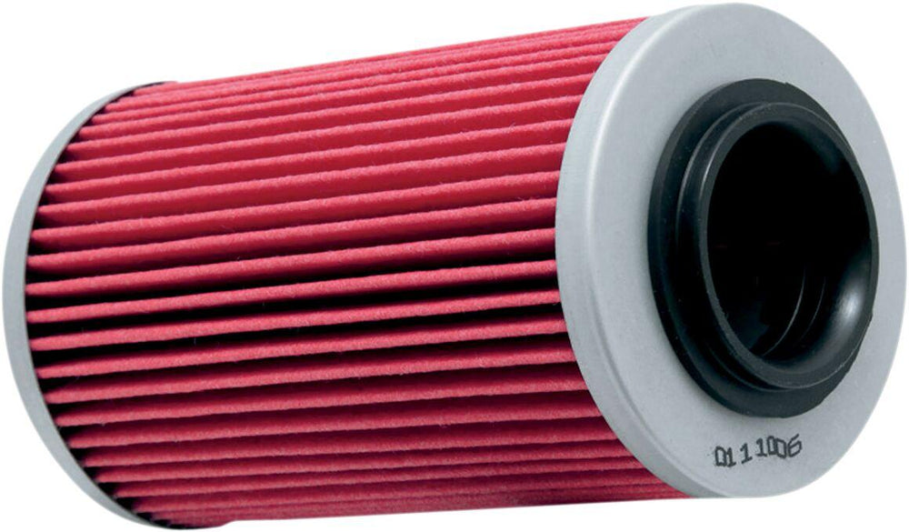 K&N Performance Oil Filter For Buell 1125 CR 2008-2009 - Red Silver