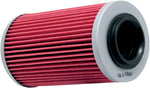 K&N Performance Oil Filter For Buell 1125 CR 2008-2009 - Red Silver