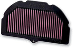 K&N High Flow Air Filter For Suzuki GSX-R 1000 2005-2008 - Black Red
