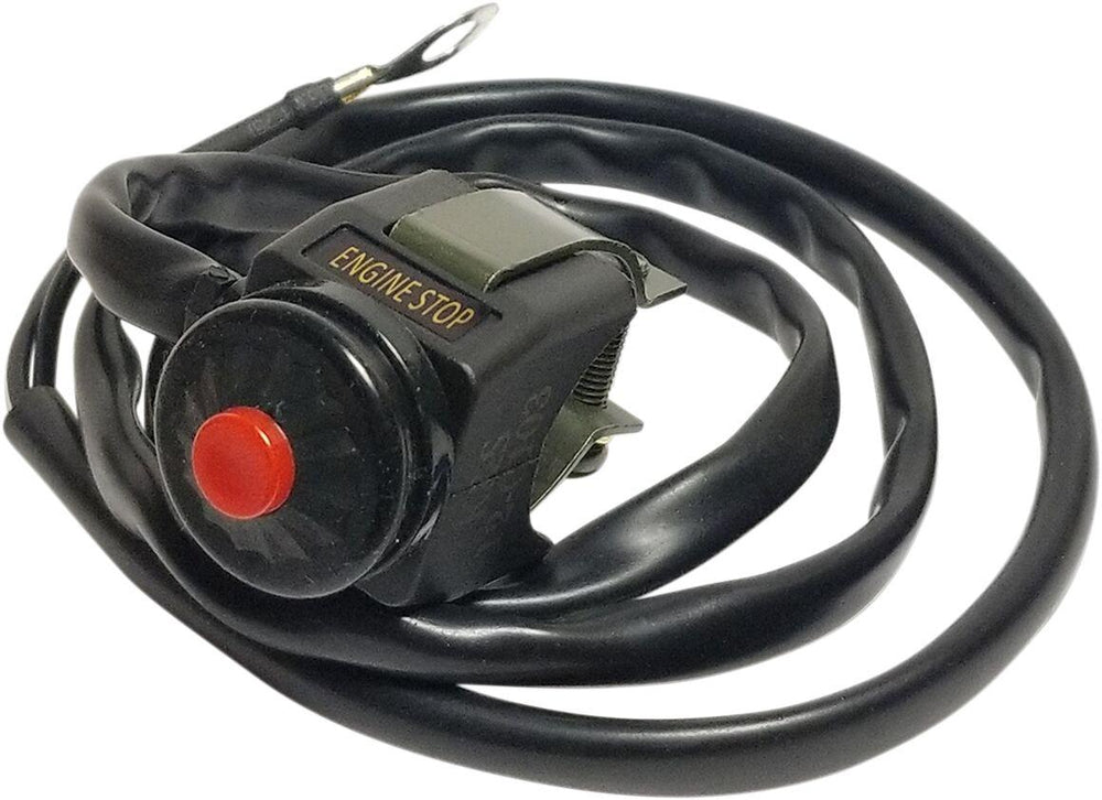 K&S Kill Switch For Kawasaki KDX250 1984-1999 - Black/Red