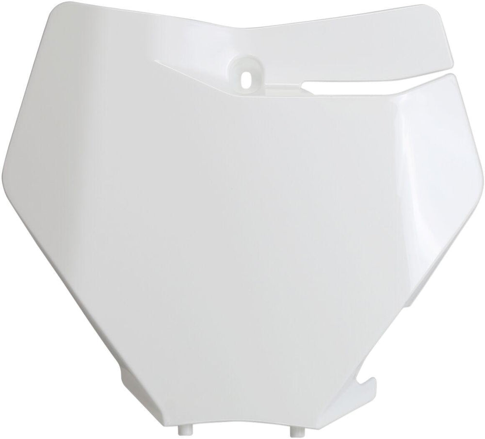 UFO Front Number Board For KTM SX125 2019-2022 - White