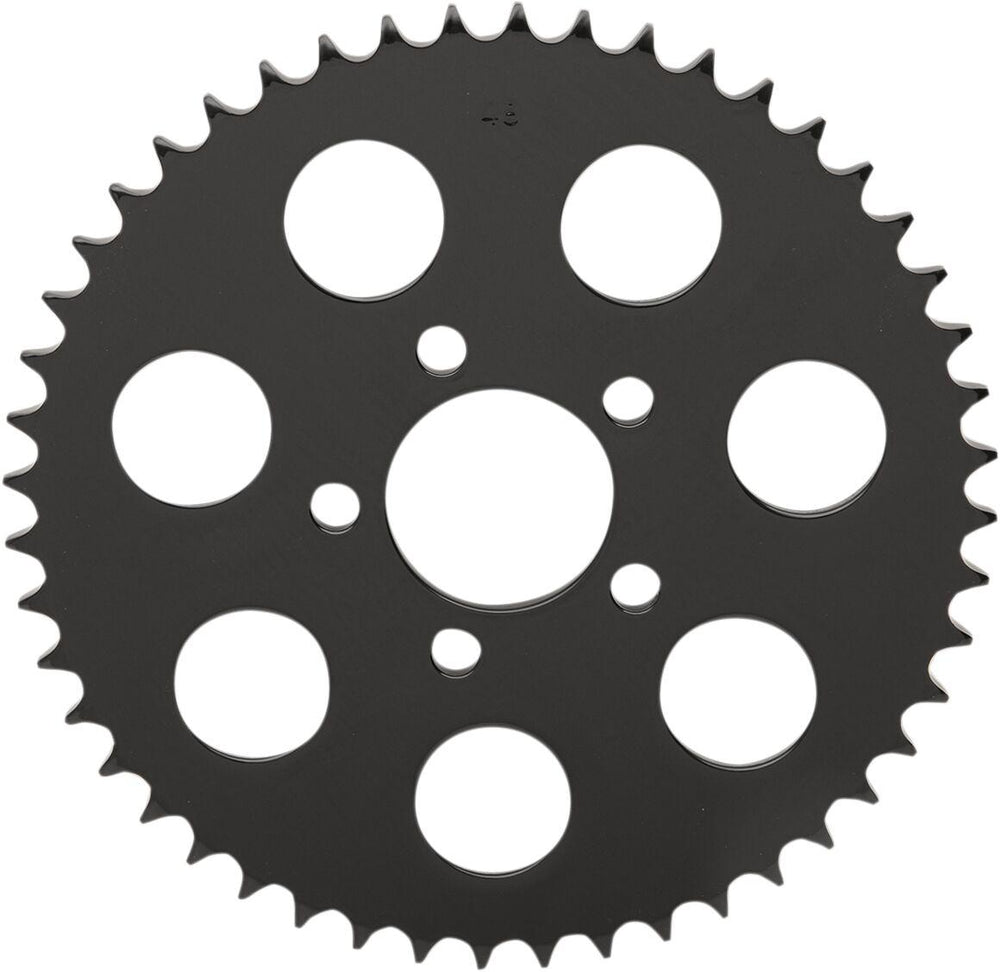 Drag Specialties 530 Chain Conversion Rear Sprocket For Harley Davidson FLD 1690 2012-2013 Rear Black Gloss 48T