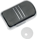 Drag Specialties Sweeper Brake Pedal Pad For Harley Davidson FLD 1690 2012-2013 - Black Chrome