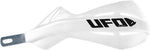 UFO Hand Guards with Aluminium Insert for 7 8" Handlebars - White