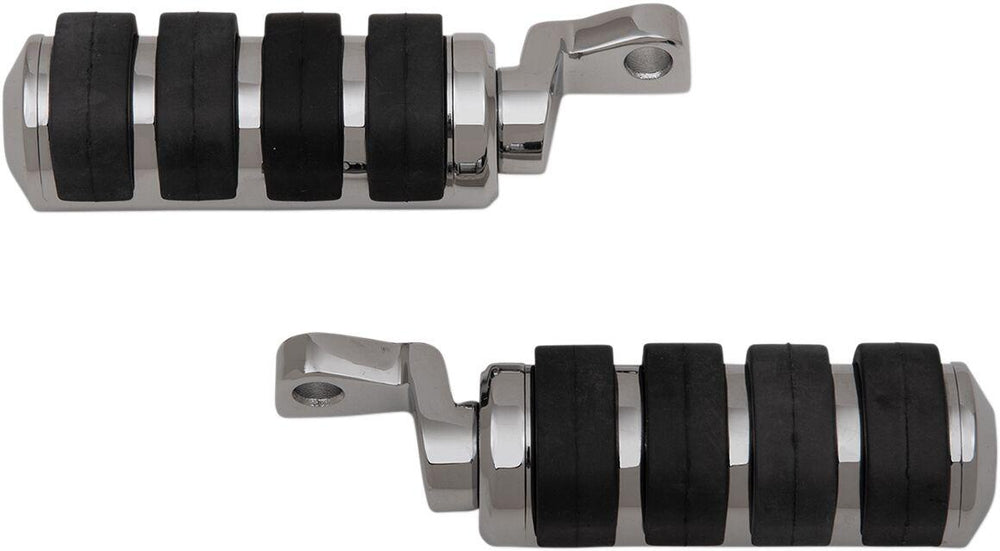 Drag Specialties Soft Ride Foot Pegs For Harley Davidson FXCW 1584 2009 - Chrome