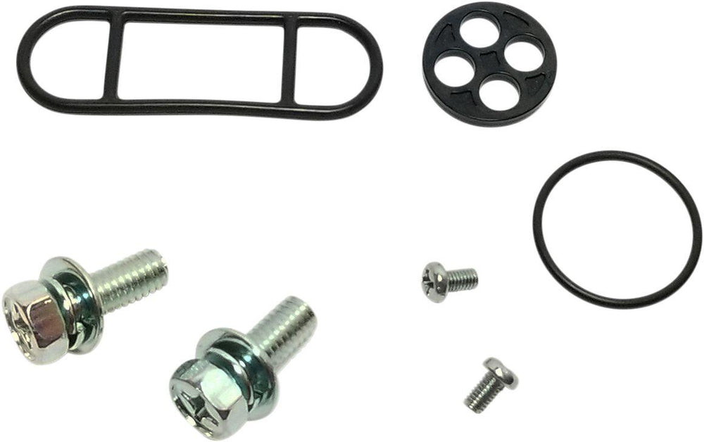 K&S Fuel Petcock Repair Kit For Kawasaki KDX250 1986-1999 - Black/Silver