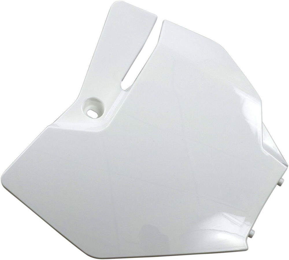 UFO Front Number Board For KTM  SX85 2018-2024 - White