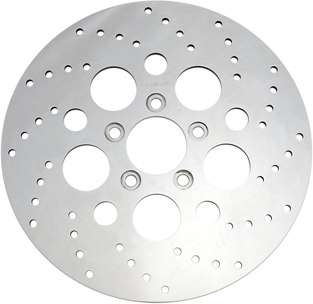 Pro-One Polished Stainless Steel Brake Disc For Harley Davidson FLD 1690 2012-2013 Rear Right - Silver