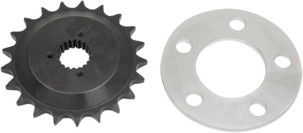 Drag Specialties Offset Sprocket Kit For Harley Davidson XLH 1000 1984-1985 Black 21T