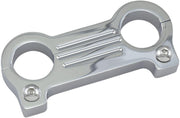 Accutronix Gauge Mount Adapter For Harley Davidson FXD 1340 1995-1998 T-Bar - Chrome